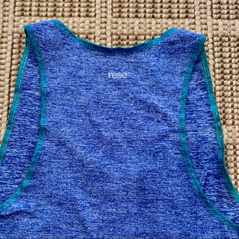 Rese Blue Racerback Tank - Picture 3 of 3